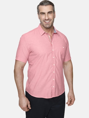 Charles Colby Regular fit Button Up Shirt 'Yven' in Pink: front