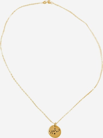 Gemshine Necklace in Gold: front