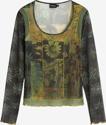 Desigual Shirt in Groen: voorkant