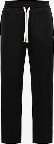 Loosefit Pantalon Smilodox en noir : devant