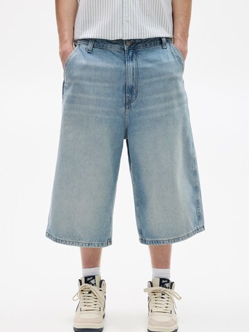 Baggy Jean Pull&Bear en bleu : devant
