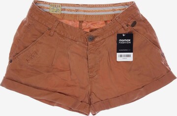 GUESS Shorts in XS in Brown: front