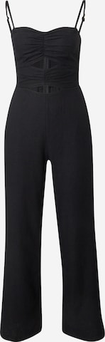 Abercrombie & Fitch - Jumpsuit en negro: frente