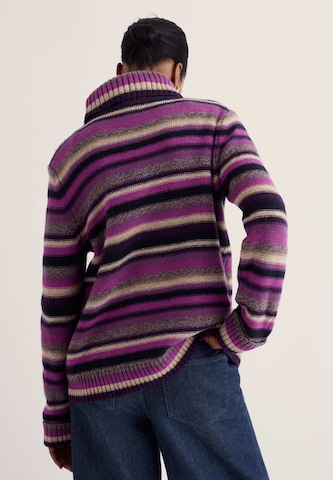 Seasalt Cornwall Sweater 'Braque' in Purple