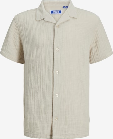 JJ Rebel Overhemd 'JREBJASON PATRICK' in Beige: voorkant
