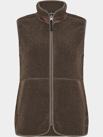 Didriksons Weste 'Siv' in Braun: Vorderseite