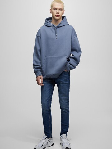 Pull&Bear Normalny krój Jeansy w kolorze niebieski: przód