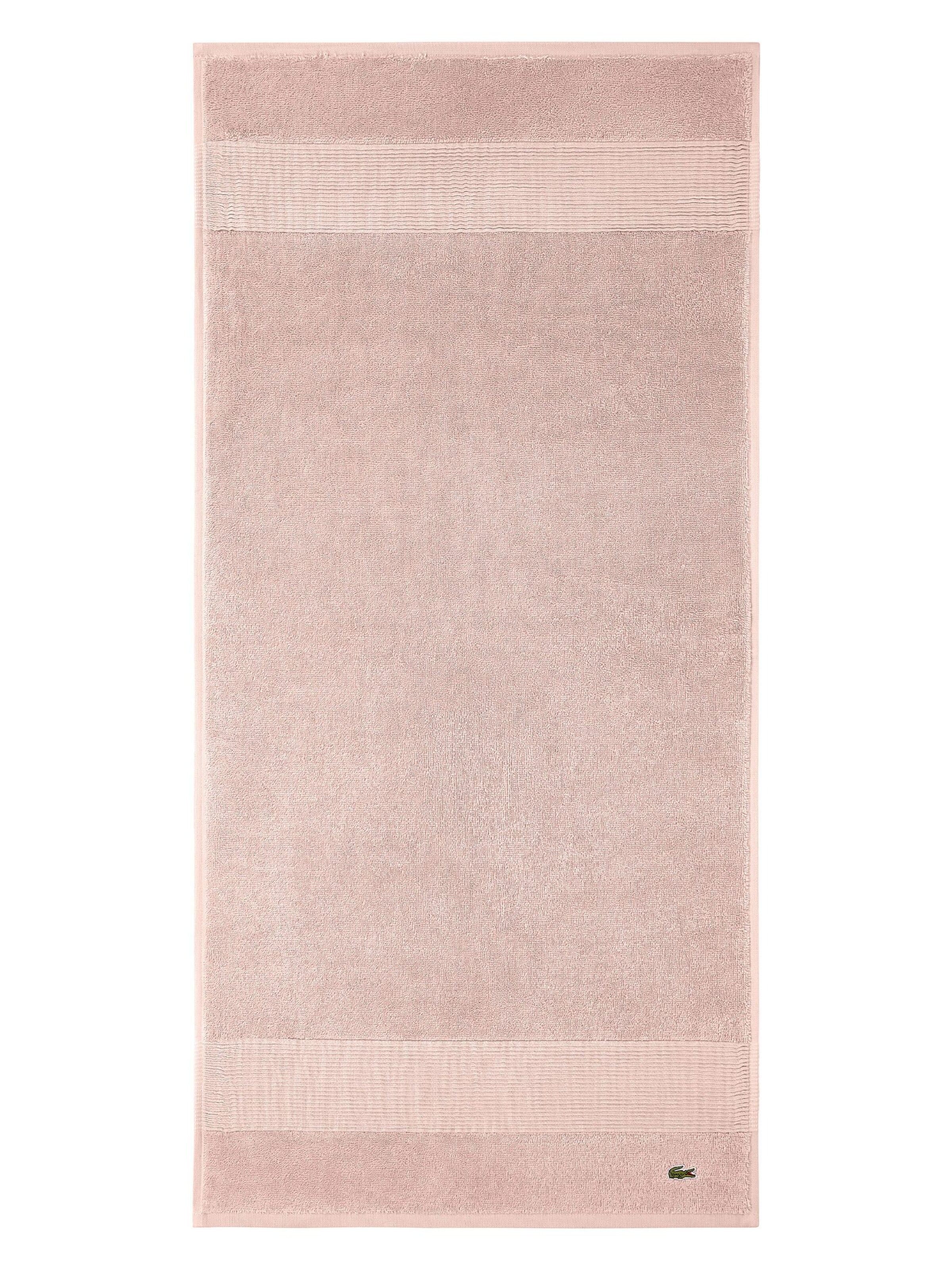 LACOSTE Handtuch 'LLECROCO'‌ in Pink: Vorderseite
