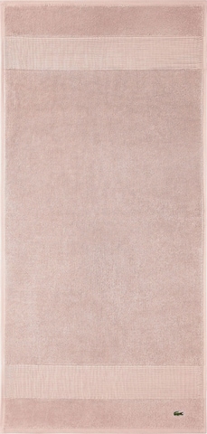 LACOSTE Handtuch 'LLECROCO' in Pink: Vorderseite