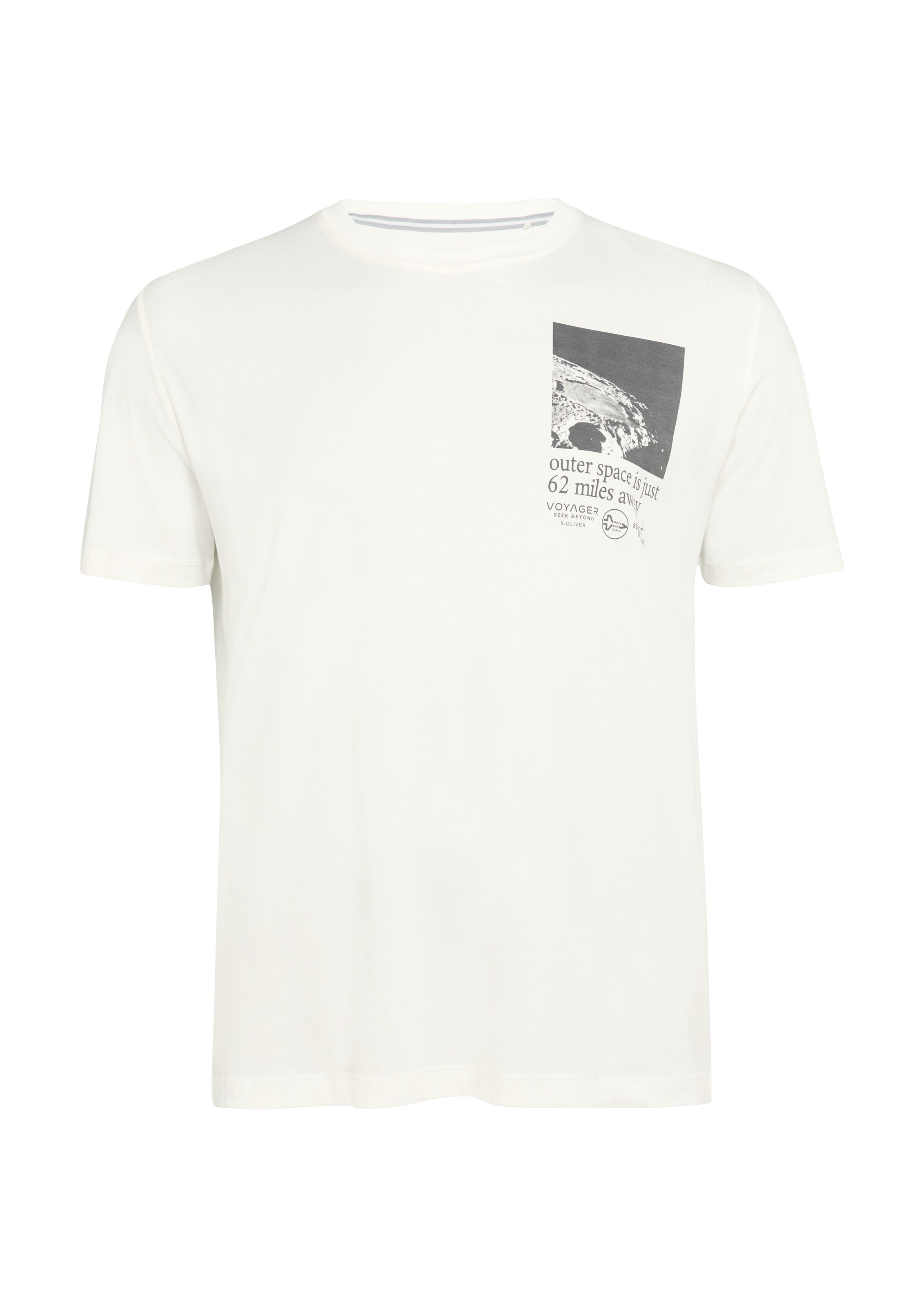 s.Oliver Men Big Sizes Shirt in White: front