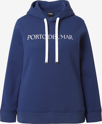 Ulla Popken Sweatshirt in Blau: Vorderseite