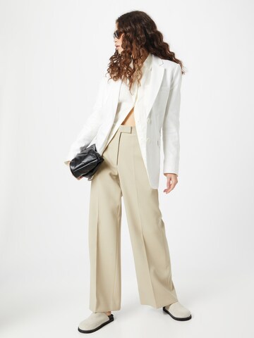 Tiger of Sweden Regular Pleat-front trousers 'IRIT' in Beige