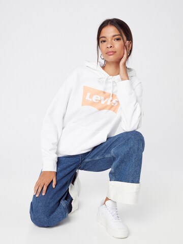 LEVI'S ® Sweatshirt 'Graphic Standard Hoodie' i hvit