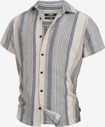 Chemise 'Cosby' INDICODE JEANS en beige : devant