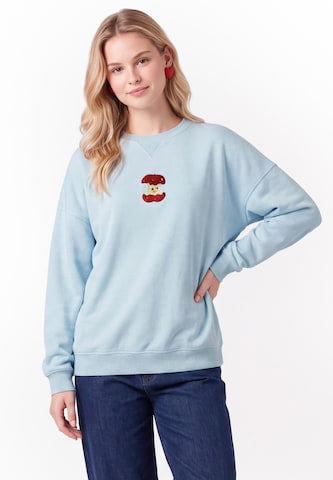 MYMO Sweatshirt in Blue: front