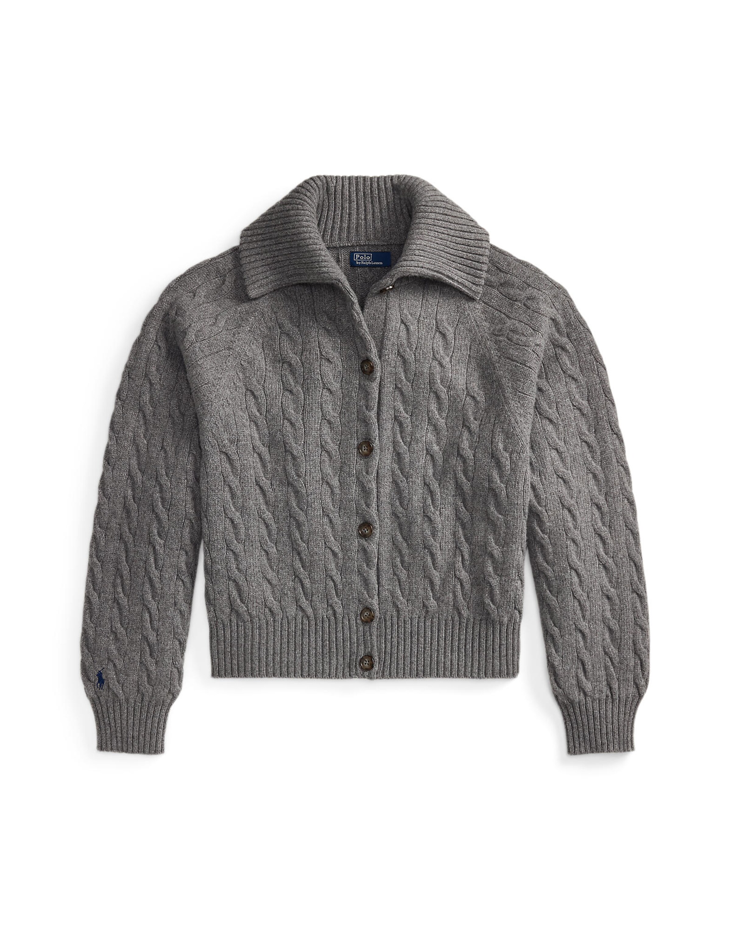 Polo Ralph Lauren Strickjacke in XS in dunkelgrau, Produktansicht