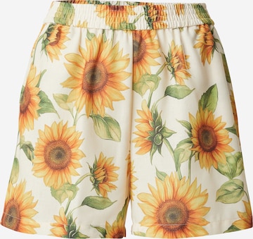 VERO MODA Wide Leg Housut 'VMBIRDIE' värissä valkoinen: etupuoli