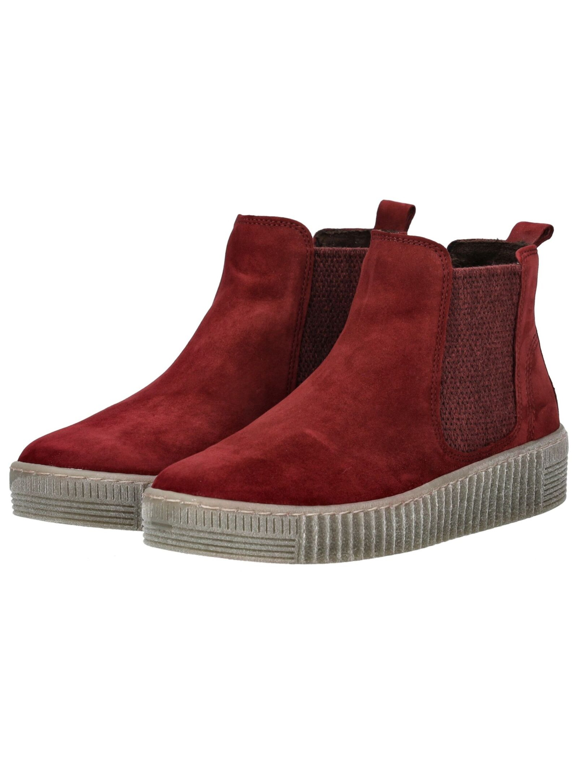 GABOR Chelsea Boots in Red
