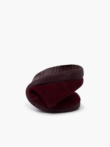 Pisamonas - Sapato baixo em vermelho