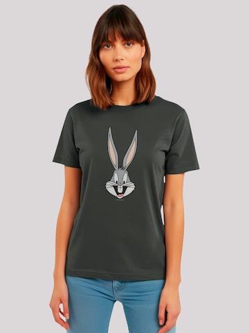 F4NT4STIC Shirt 'Looney Tunes Bugs Bunny' in Grau: Vorderseite