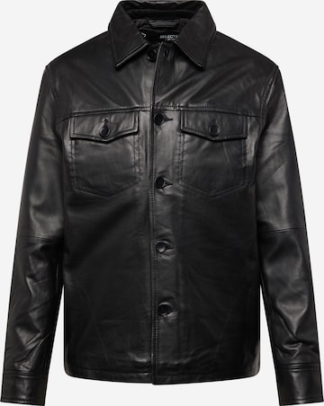 Veste mi-saison 'DIAGO' SELECTED HOMME en noir : devant