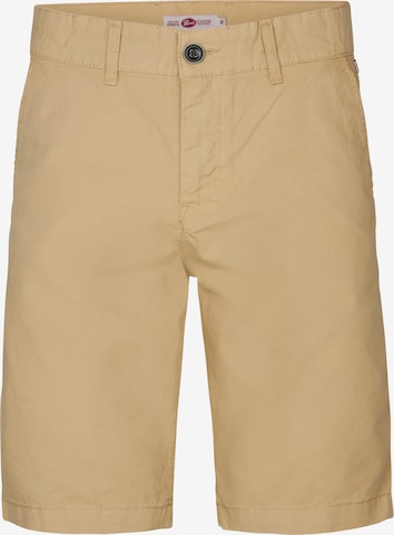 Regular Pantalon chino 'Ethan' Petrol Industries en marron : devant