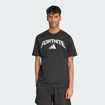 ADIDAS SPORTSWEAR Performance shirt 'Adidas X Fortnite' in Black: front