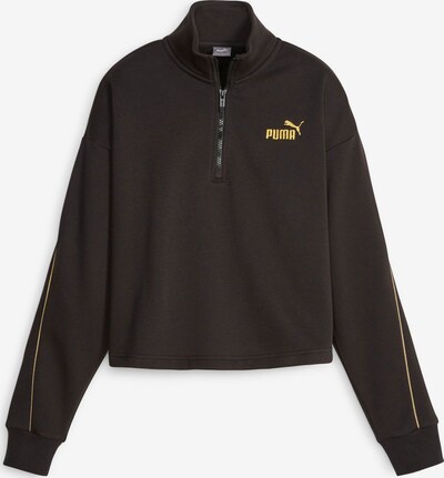PUMA Sportska sweater majica 'ESS+ MINIMAL' u zlatna / crna, Pregled proizvoda
