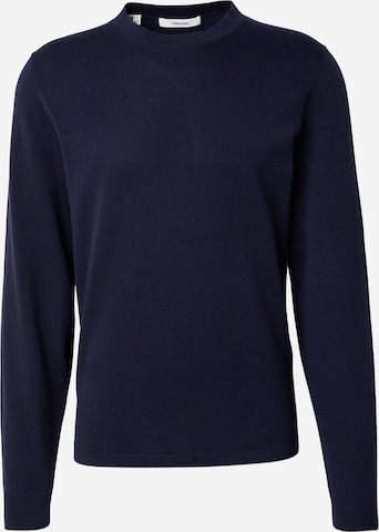 Pull-over 'SLHRAVI' SELECTED en bleu : devant