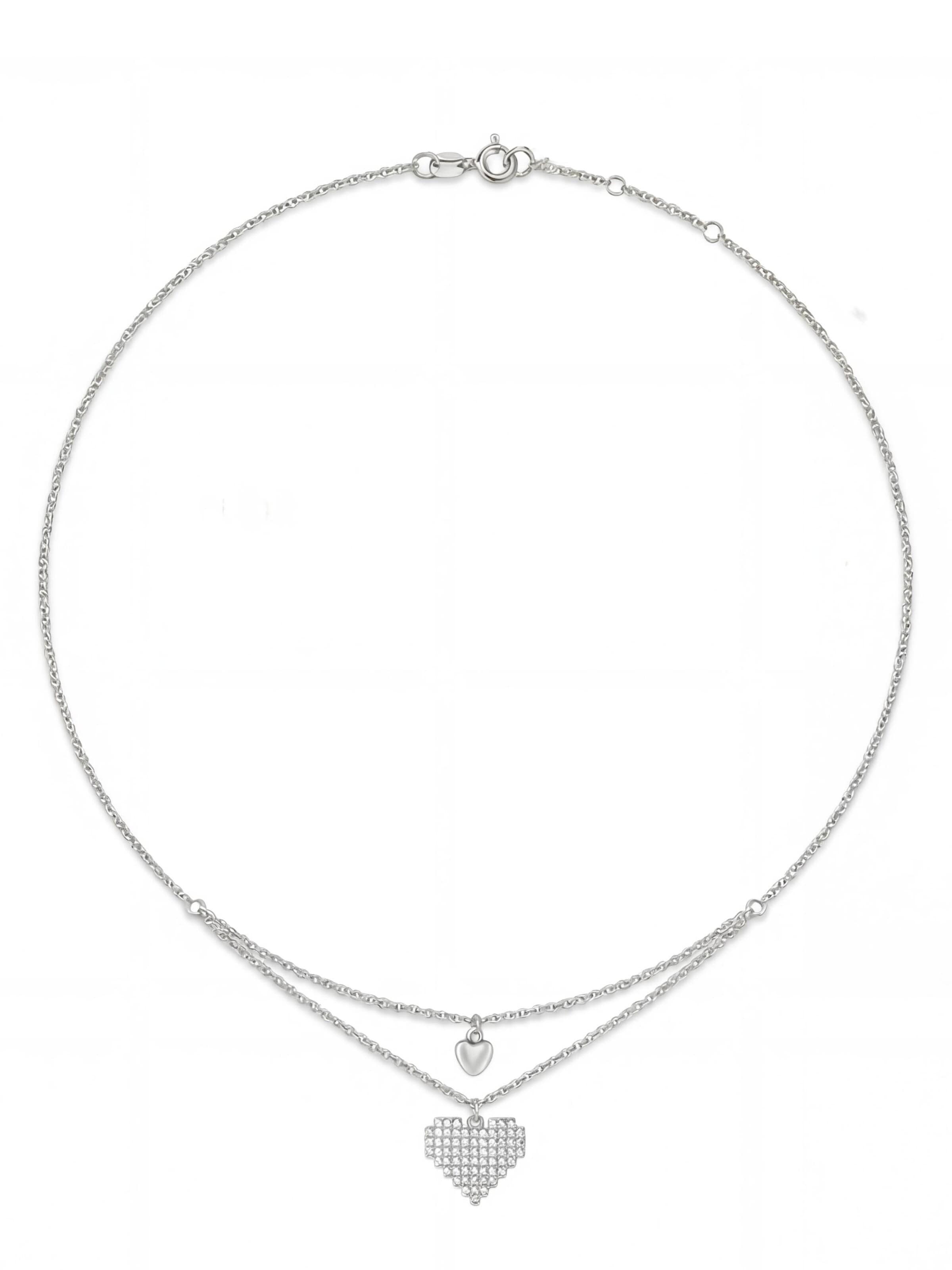 Kamiko Necklace 'AVA' in Silver: front