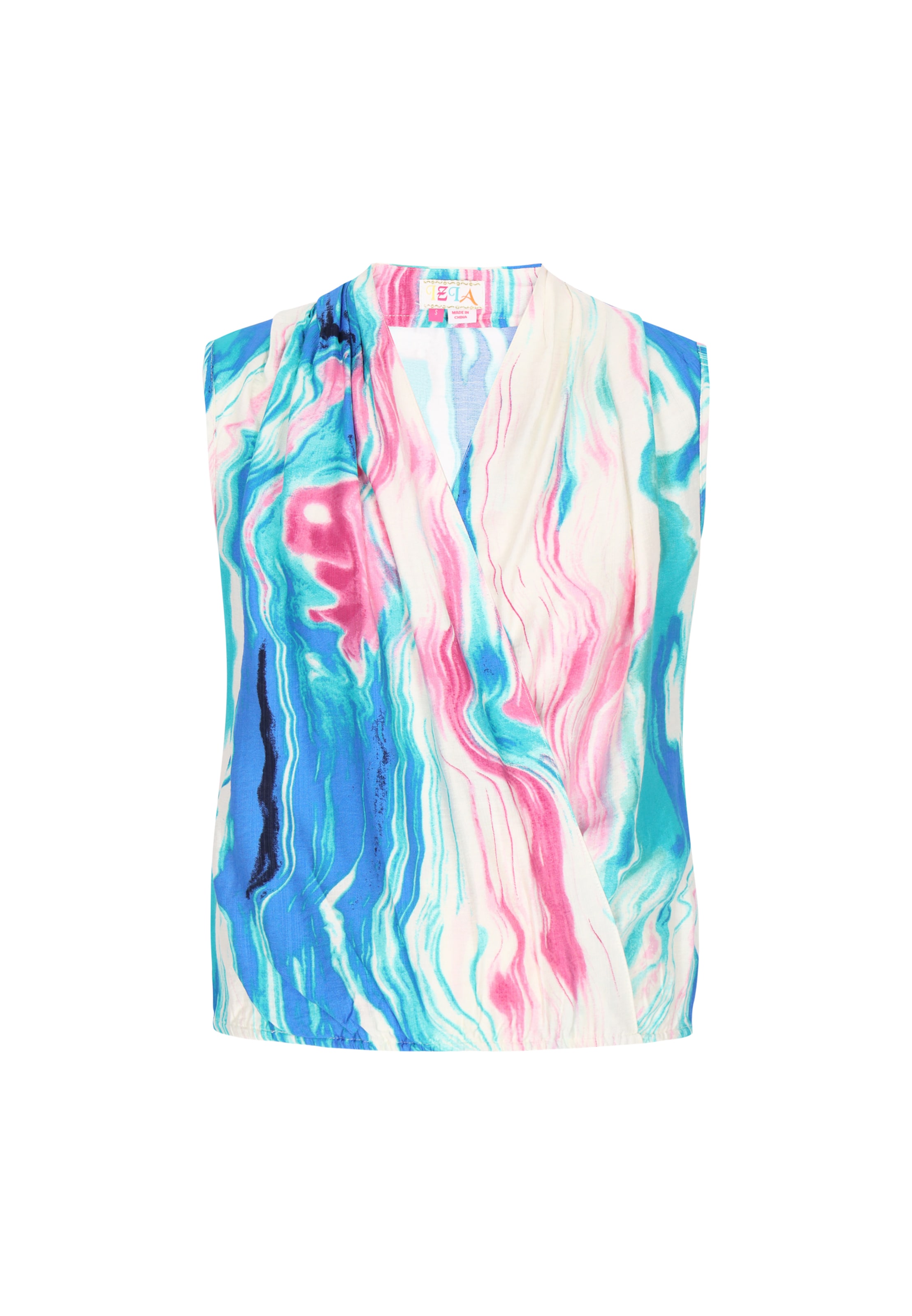 Chemisier 'Festival' IZIA en bleu : devant