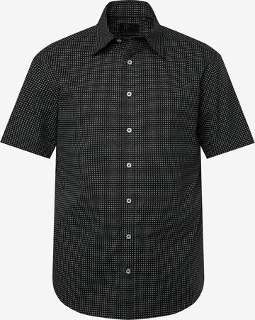 JP1880 Regular fit Button Up Shirt in Black: front