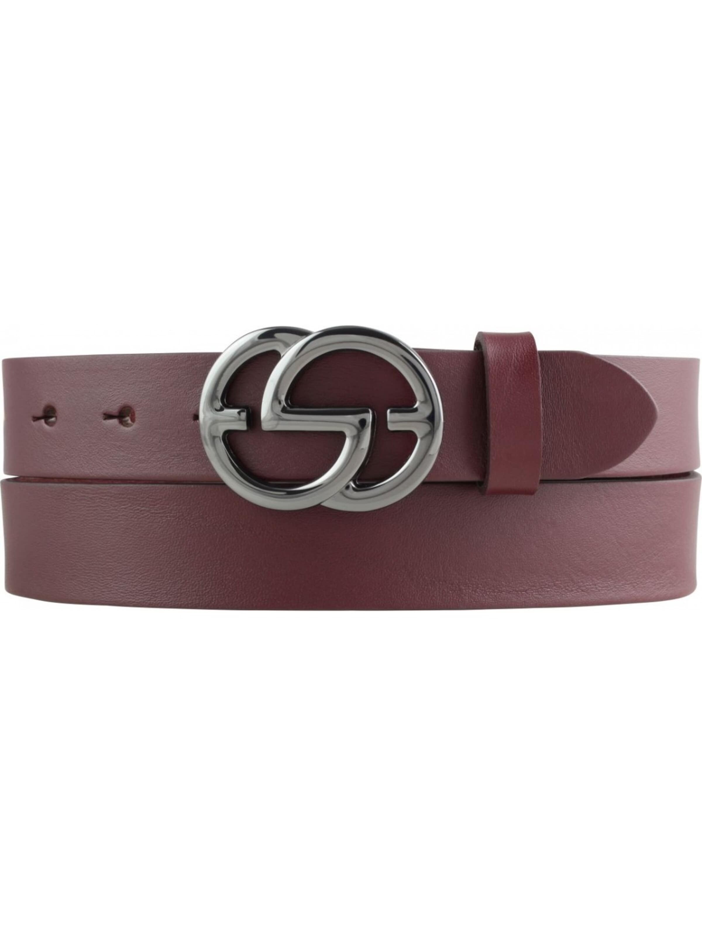 BELTINGER Belt 'Trevisoa' in Red: front