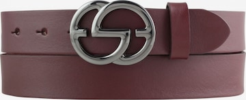 BELTINGER Belt 'Trevisoa' in Red: front