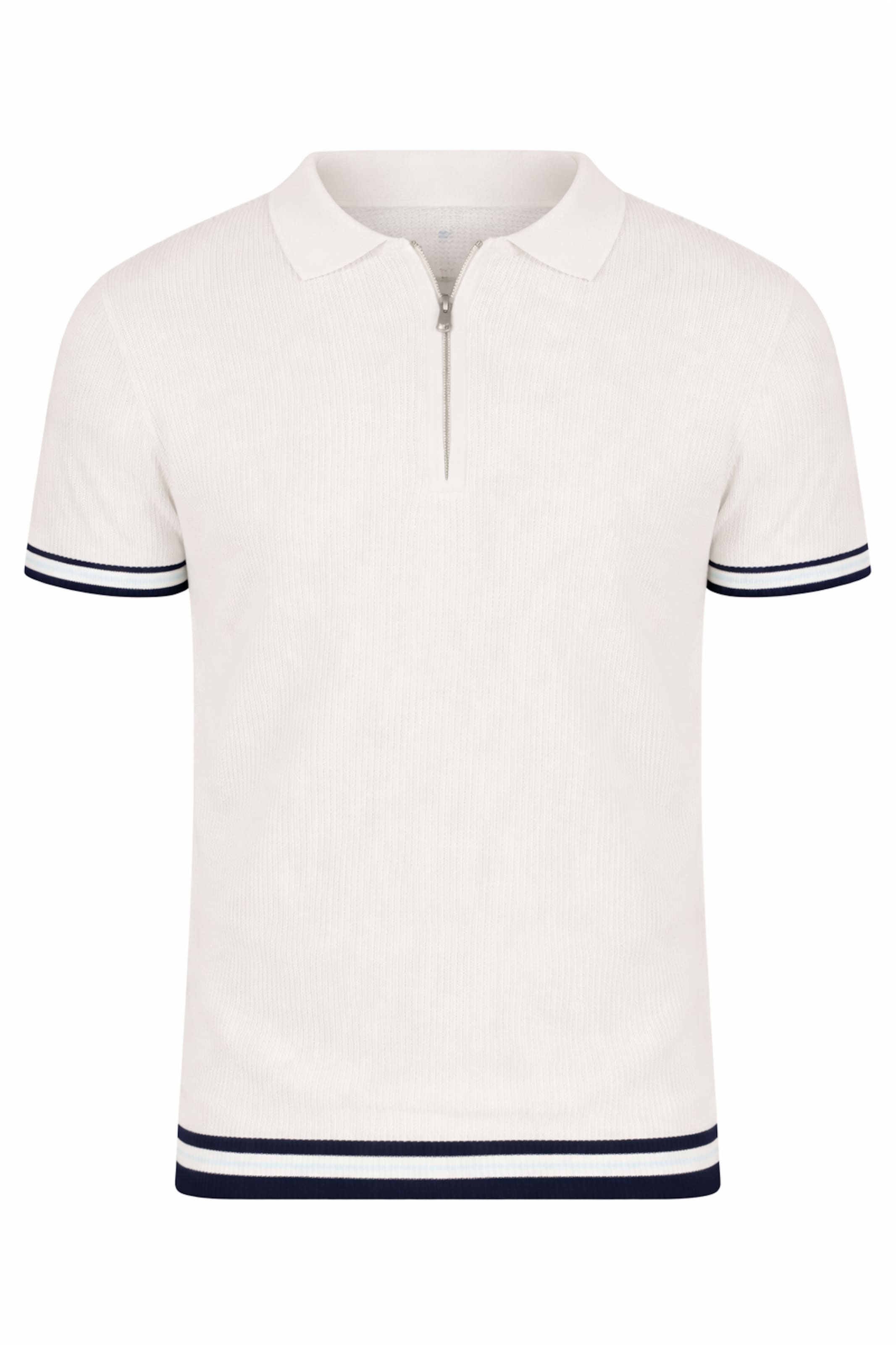 BRAVE SOUL Pullover i lysebeige / mørkeblå, Produktvisning