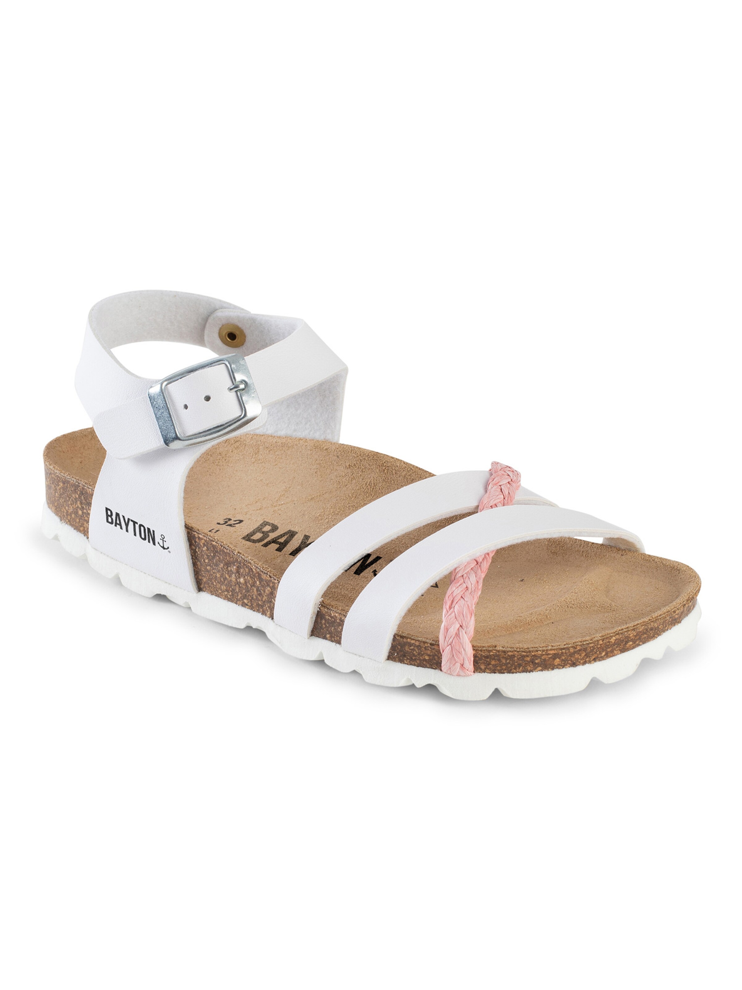 Sandale 'Hestia' de la Bayton pe alb