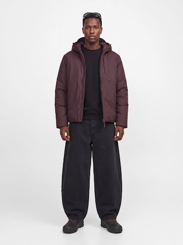 JACK & JONES - Chaqueta de entretiempo en rojo