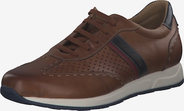 Galizio Torresi Sneakers laag in Bruin: voorkant