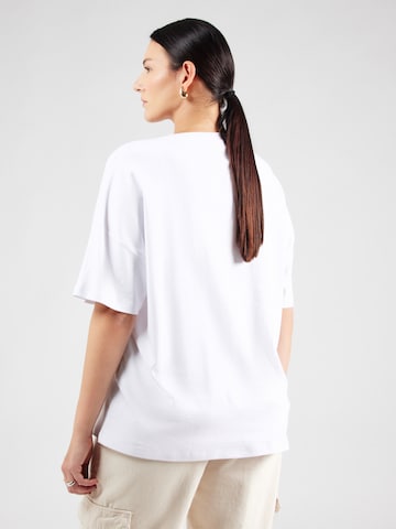 Noisy May Curve Shirt 'NMIDA KIM LIPS' in White