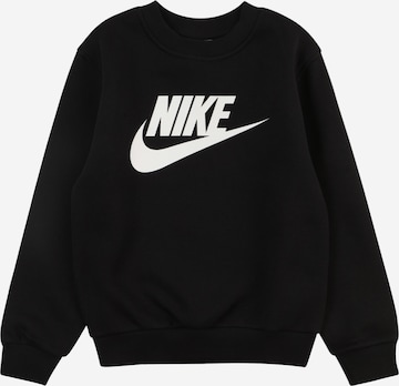 Nike Sportswear Sweatshirt in Black: front