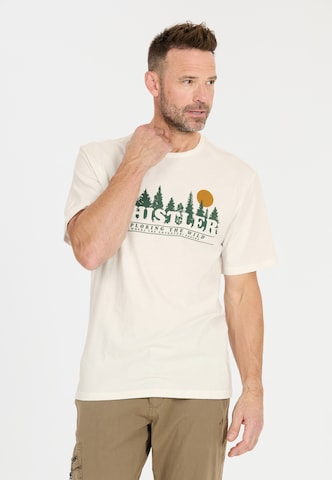 Whistler T-Shirt 'Cashew' in Weiß: Vorderseite
