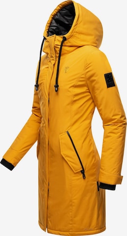 NAVAHOO Płaszcz zimowy w kolorze żółty