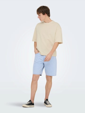 Regular Jean 'ONSEdge' Only & Sons en bleu