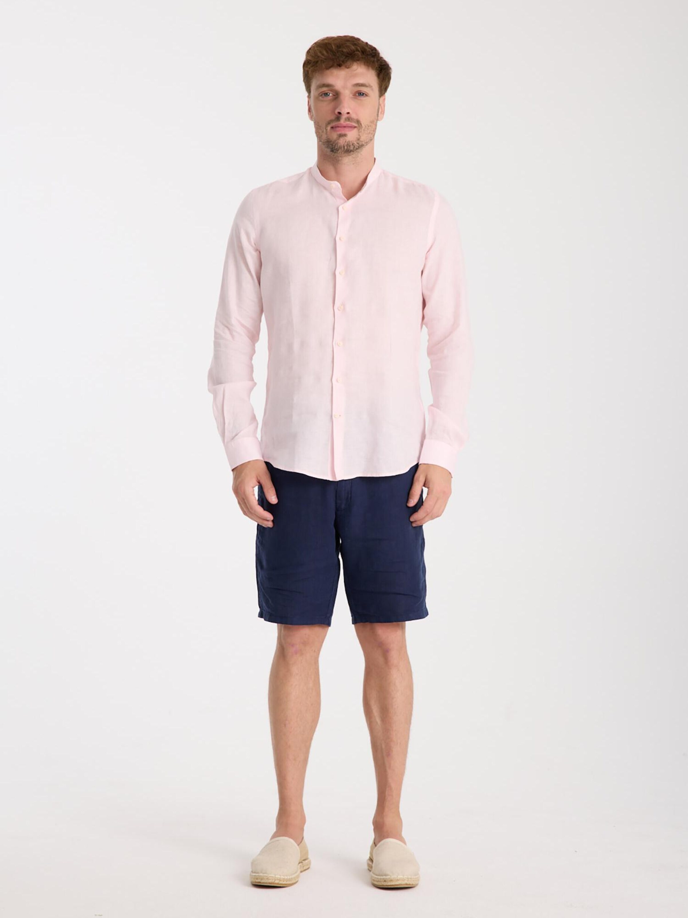 Slim fit Camicia business 'Caravaggio' di 7Camicie in rosa
