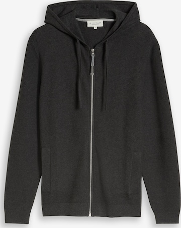 Vestes en maille TOM TAILOR en gris : devant
