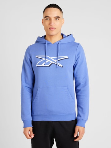 Reebok Sportsweatshirt in Blauw: voorkant