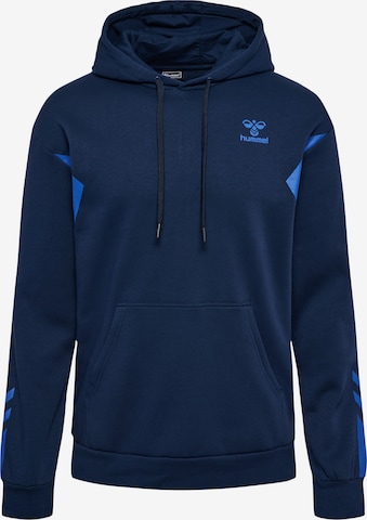 Sweat de sport 'Active' Hummel en bleu : devant