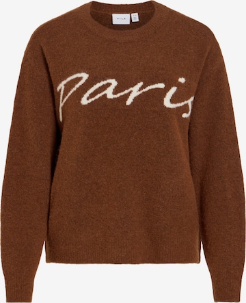 VILA Pullover 'VILuna' i brun: forside