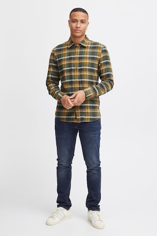 BLEND Regular fit Button Up Shirt in Green