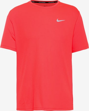 NIKE Sportshirt 'Miler' in Rot: Vorderseite